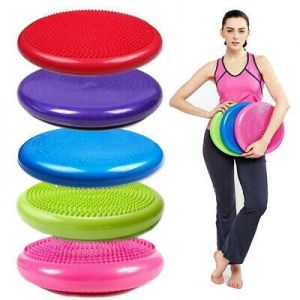 ספורט ועוד ! אביזרי ספורט וכושר 33CM Exercise Fitness Cushion Balance Rehabilitation Yoga Discs Wobble Board Pad