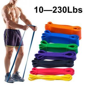 Strong Resistance Bands Loop Heavy Duty Exercise Sport Fitness Gym Yoga Latex G7