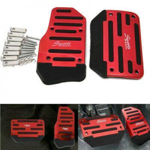 Universal Red Non-Slip Automatic Gas Brake Foot Pedal Pads Cover CAR Accessories